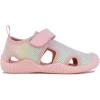 imageNautica Kids Protective Water ShoeClosedToe Sport Sandal Boy  Girl Big KidLittle KidToddlerPink Rainbow Sparkle