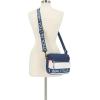 imageNautica Nylon Bean CrossbodyBelt Bag with Adjustable Shoulder StrapIndigoWhite