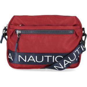 imageNautica Nylon Bean CrossbodyBelt Bag with Adjustable Shoulder StrapCranberry