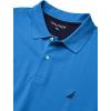 imageNautica Mens Big ampamp Tall Short Sleeve Stretch Solid Deck Polo ShirtCapri Blue