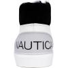 imageNautica Mens Casual Fashion Sneakers  Classic HighTop Tennis Shoes LaceUp Chukka MidTop Loafers Walking and Leisure BootsMoavwhite