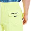 imageNautica Mens Solid Quick Dry Classic Logo Swim TrunkBlazing Yellow 1
