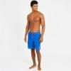 imageNautica Mens Solid Quick Dry Classic Logo Swim TrunkBright Cobalt