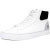 imageNautica Mens Casual Fashion Sneakers  Classic HighTop Tennis Shoes LaceUp Chukka MidTop Loafers Walking and Leisure BootsMoavwhite