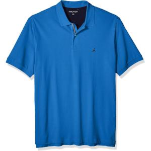 imageNautica Mens Big ampamp Tall Short Sleeve Stretch Solid Deck Polo ShirtCapri Blue