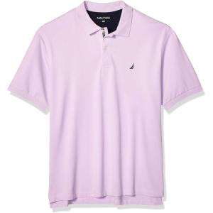 imageNautica Mens Big ampamp Tall Short Sleeve Stretch Solid Deck Polo ShirtLavendula