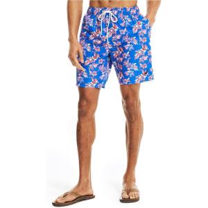 imageNautica Mens Standard Sustainably Crafted 8quot Swim ShortSpinner Blue