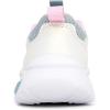 imageNautica Kids Athletic SlipOn Sneakers  Comfortable Bungee Running Shoes for Boys and Girls  Stylish and Supportive Footwear for Active Kids Big KidLittle KidToddlerWhite Blue Pink