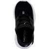 imageNautica Kids Athletic SlipOn Sneakers  Comfortable Bungee Running Shoes for Boys and Girls  Stylish and Supportive Footwear for Active Kids Big KidLittle KidToddlerBlack Whitemalmin