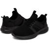 imageNautica Kids Sneaker Athletic SlipOn Bungee Running ShoesBoy  GirlBig KidLittle KidToddler  NeaveKappilBlackgerard