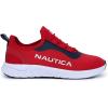 imageNautica Kids Sneaker Athletic SlipOn Bungee Running ShoesBoy  GirlBig KidLittle KidToddler  NeaveKappilLakerockred