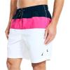 imageNautica Mens Colorblock QuickDry Swim ShortFuschia
