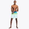imageNautica Mens Colorblock QuickDry Swim ShortSpinner Blue
