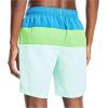 imageNautica Mens Colorblock QuickDry Swim ShortSpinner Blue