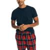 imageNautica Mens Flannel Pajama SetDeep Anchor Heather