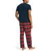 imageNautica Mens Flannel Pajama SetDeep Anchor Heather