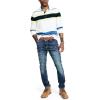 imageNautica Mens LongSleeve Rugby Polo ShirtSail White