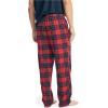 imageNautica Mens Plaid Flannel Pajama Pant SetNavy