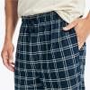 imageNautica Mens Plaid Flannel Pajama Pant SetOatmeal Heather