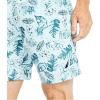imageNautica Mens Standard Sustainably Crafted 8quot Tropical Print QuickDry SwimReel Aqua