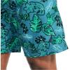 imageNautica Mens Standard Sustainably Crafted 8quot Tropical Print QuickDry SwimRich Teal