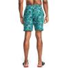 imageNautica Mens Standard Sustainably Crafted 8quot Tropical Print QuickDry SwimRich Teal