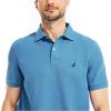 imageNautica Mens Sustainably Crafted Classic Fit Performance Deck PoloDelft
