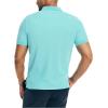 imageNautica Mens Sustainably Crafted Classic Fit Performance Deck PoloScuba Blue