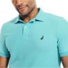 imageNautica Mens Sustainably Crafted Classic Fit Performance Deck PoloScuba Blue