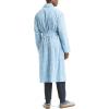 imageNautica Mens Sustainably Crafted Plaid RobeBlue Yonder