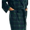 imageNautica Mens Sustainably Crafted Plaid RobeEmerald YardOne Size