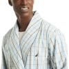 imageNautica Mens Sustainably Crafted Plaid RobeHigh Rise