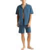 imageNautica Mens Sustainably Crafted Poplin Sleep ShortEnsign Blue