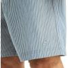 imageNautica Mens Sustainably Crafted Striped Poplin Sleep ShortEnsign Blue