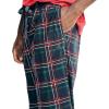 imageNautica mens Sustainably Crafted Plaid Fleece Sleep PantMaritime Navy