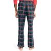 imageNautica mens Sustainably Crafted Plaid Fleece Sleep PantMaritime Navy