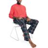 imageNautica mens Sustainably Crafted Plaid Fleece Sleep PantMaritime Navy