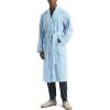 imageNautica Mens Sustainably Crafted Plaid RobeBlue Yonder