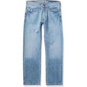 imageNautica Mens Relaxed Fit Denim JeansHook Line Blue