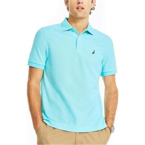 imageNautica Mens Sustainably Crafted Classic Fit Deck PoloAngel Blue