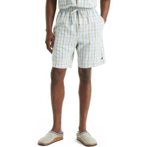 imageNautica Mens Sustainably Crafted Plaid Poplin Sleep ShortHigh Rise