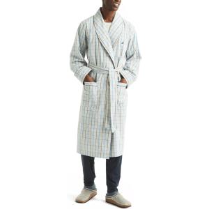 imageNautica Mens Sustainably Crafted Plaid RobeHigh Rise