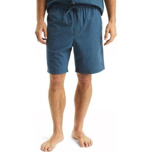 imageNautica Mens Sustainably Crafted Poplin Sleep ShortEnsign Blue