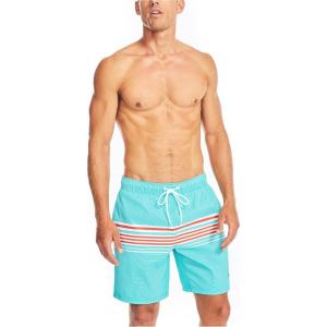 imageNautica Sustainably Crafted 6quot Striped SwimTropic Jade