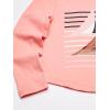 imageNautica Girls Long Sleeve Graphic TShirt Flip Sequin and Glitter EmbellishmentsFlamingo Pink Sail