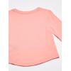imageNautica Girls Long Sleeve Graphic TShirt Flip Sequin and Glitter EmbellishmentsFlamingo Pink Sail
