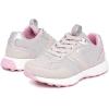 imageNautica Girls Sneakers  LaceUp Tennis Shoes Casual ampamp Comfortable for ToddlersToddler Little Kids ampamp Big Kids PlatformRegularGrey Iridescent Pink
