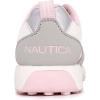 imageNautica Girls Sneakers  LaceUp Tennis Shoes Casual ampamp Comfortable for ToddlersToddler Little Kids ampamp Big Kids PlatformRegularGrey White Pink