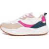 imageNautica Girls Sneakers  LaceUp Tennis Shoes Casual ampamp Comfortable for ToddlersToddler Little Kids ampamp Big Kids PlatformRegularPink Tan White