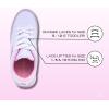 imageNautica Girls Sneakers  LaceUp Tennis Shoes Casual ampamp Comfortable for ToddlersToddler Little Kids ampamp Big Kids PlatformRegularWhite Iridescent Pink